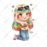 draw anime chibi character art for design character, fanart, kawaii