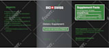 design 3d supplement bottle label mockup or product packaging