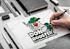 create a professional cannabis mascot logo design