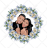 draw couple portrait for wedding illustration