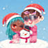 draw cute couple chibi illustration