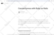 help ruby on rails development and fix ruby on rails