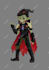 draw full body fantasy character design and illustration