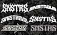 create grunge, y2k, chrome logo for your brand