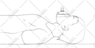 create details ne drawing line art vector illustration
