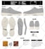 create a professional footwear tech pack and custom sneaker design