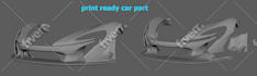 3d car modeling body kits and any body parts for stl file