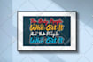 do cool eye catchy word art, word cloud or typography
