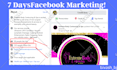 manually facebook, instagram and twitter growth and page engagement daily
