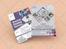 design clean creative business flyer, leaflet, logo