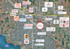 create real estate aerial maps with specific logo labels