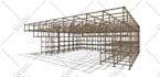 do 5 high quality realistic renderings for 1 space or scene