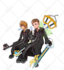 draw anything in kingdom hearts or final fantasy art style
