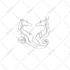 draw free style doodle line art vector