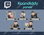 draw awesome custom panels for kick or twitch