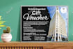 design voucher, gift certificate, coupons, postcard and ticket for you