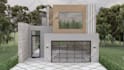 design modern house exterior with realistic 3d rendering and visualization