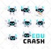 create flat funny cartoon character mascot
