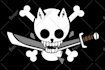 draw your one piece flag , pirate flag , or jolly roger in any style