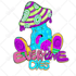 create trippy psychedelic logo
