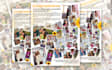 create a yearbook ad photocollage printable with unique editorial style