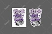 create die cut lines for sticker or logo