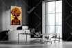 create appealing custom canvas wall art mockup design