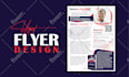 do urgent flyer,marketing material,corporate flyer,one pager,sell sheet