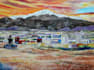 paint real oil painting on canvas and can do shipping