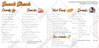 design a food menu, restaurant menu, or food flyer
