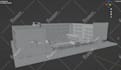 create model low poly 3d building for you in blender