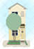 draw a house portrait or a building illustration for you