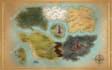 draw a detailed hand drawn fantasy map for your dnd or rpg world