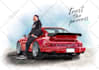 draw your car into a realistic pencil drawing in just 48 hours