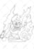 draw high quality anime style line art