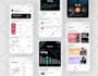 design mobile app uxui and figma clickable prototype