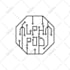 do circuit high tech  security and technology logo