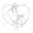 design one line drawing illustrations