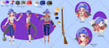 make your oc character sheet with full color palette