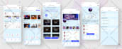 design a clean mobile app ui design mockup in figma