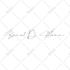 design hand drawn signature, cursive logo or autograph