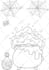 create children colouring book page for kids