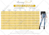 create a stylish size chart or size guide