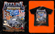 create vintage racing car illustration for tshirt and poster