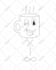 create one line art simple outline vector picture from photo