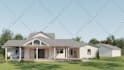 create photorealistic 3d exterior house render