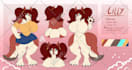draw reference sheet for your furry character