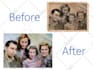 restore old, professional damaged photos, repair service
