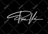 do handwritten signature logo, hand drawn design