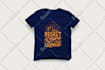 create custom typography t shirt design
